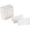 100 Pack Place Cards for Table Setting - Blank Name Cards for Wedding, Baby Showers, Banquets, Reserved Seating (3.5 x 2 In)